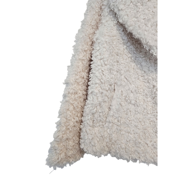 NWT Michael Kors Faux Fur Coat – White / Bone - Size L - Picture 2 of 9